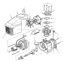 Page B Diagram and Parts List for FX200900AV 2001 Campbell Hausfeld Compressor